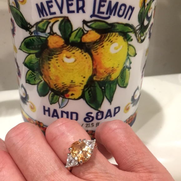 ❤️CZ GEMSTONE GOLD GORGEOUS RING ENGAGEMENT BIRTHSTONE SIZE 4 - Picture 9 of 16